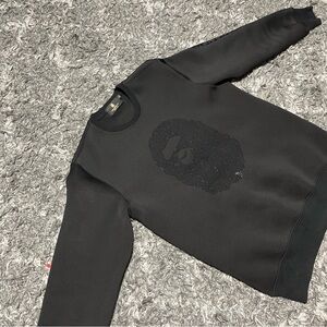 A BATHING APE bape x dover comme des garcons black collection head swarovski Xl